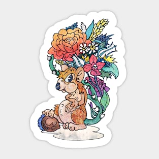 Natural Bouquet Sticker